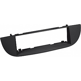 1-DIN Paneel Fiat 500 (ZAF 312) - 2007-2015 Kleur: Zwart