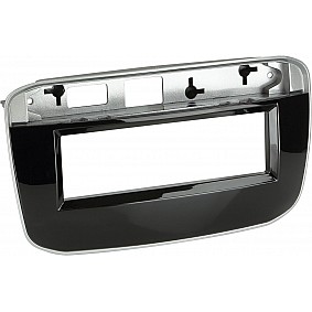 1-DIN Paneel Fiat Punto (199) / Punto EVO(199) Kleur: Piano Zwart