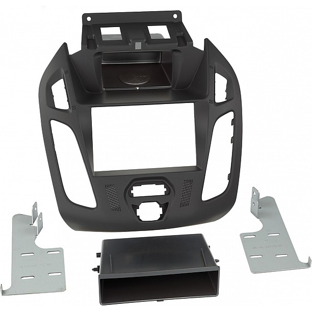 2-DIN Paneel Ford Transit Connect / Tourneo Connect 2014-2019 Kleur: Zwart