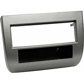 1-DIN Paneel met aflegbakje. Lancia Ypsilon (843) 2003-2011 Kleur: Antraciet