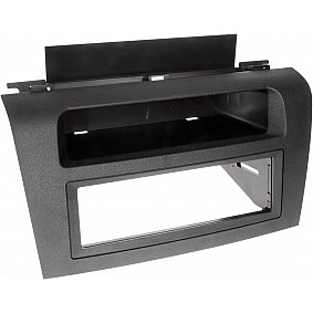 1-DIN Paneel met aflegbakje. Mazda 3 (BK) 2003-2009 Kleur: Zwart