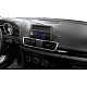 1-DIN Paneel met opbergvak Mazda 3 2013-2017 - Kleur: zwart