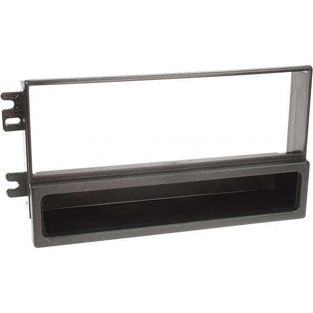 1-DIN Paneel met aflegbakje. Kia Sorento (BL/JC) 2002-2006 Kleur: Zwart