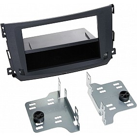 2-DIN Paneel Smart ForTwo Cabrio (A451) Coupe (C451)  Kleur: Zwart