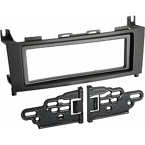 1-DIN Paneel Mercedes Benz GLK-Klasse 2008-2012 Kleur: Zwart (METRA)