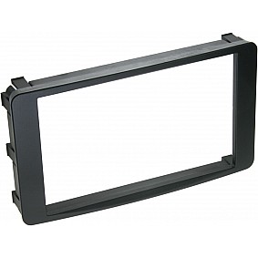 2-DIN Paneel Mitsubishi Lancer (CYO) / Outlander (CWOW/CWB)  Kleur: Zwart