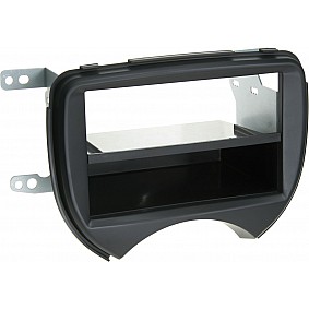 2-DIN Paneel Nissan Micra (K13)  03/2011-08/2013 Kleur: Zwart