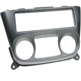 1-DIN Paneel Nissan Almera (N16) 2000-2006 Kleur: Zwart