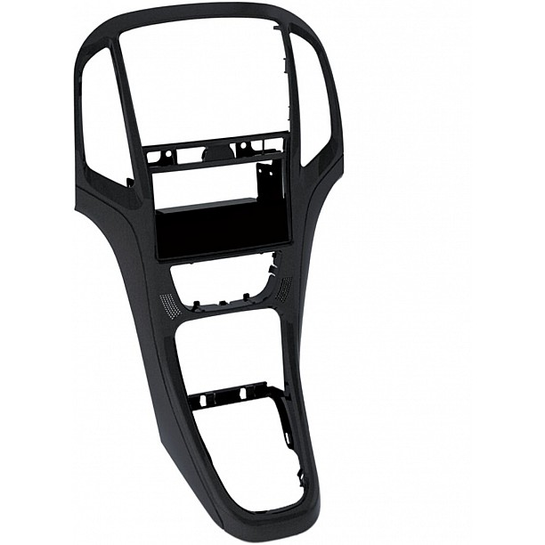 2-DIN Paneel Opel Astra J (P-J) 12/2009-08/2018 Kleur: Pearl Zwart