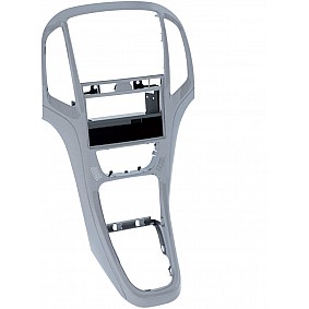 2-DIN Paneel Opel Astra J (P-J)  12/2009-08/2018 Kleur: Platina Zilver