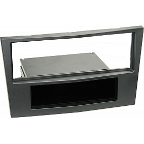 1-DIN Paneel met aflegbakje. Opel Astra/ Antara/ Zafira/Corsa  Kleur: Charcoal Metallic