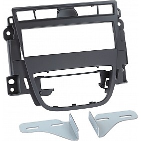 1-DIN Paneel Opel Meriva B (S/D Monocab)  2010-2017  Kleur: Zwart