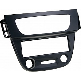 1-DIN Paneel Renault Mégane III (Z) / Fluence (Z) Kleur: Zwart