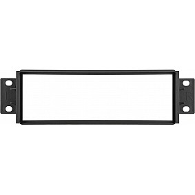 1-DIN Paneel Renault Trafic III (L/LJ) Nissan Primastar III (4/J4) - Kleur: zwart