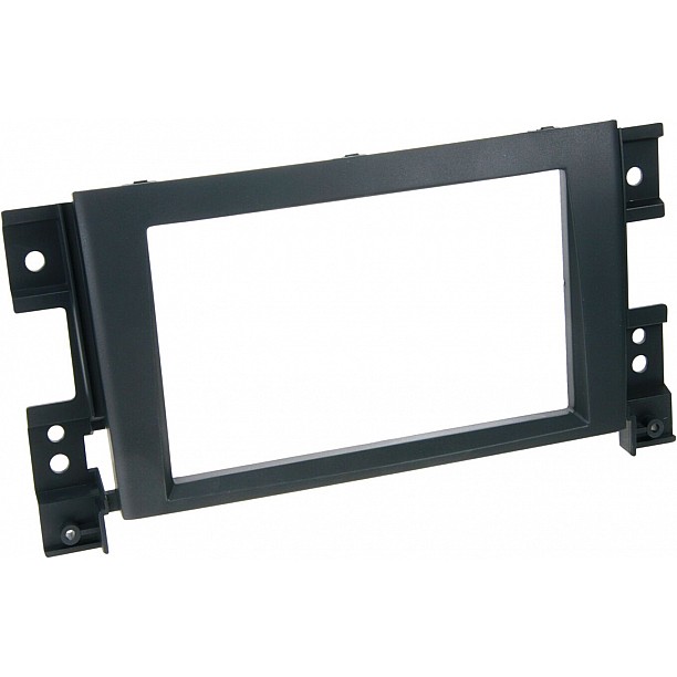 2-DIN Paneel Suzuki Grand Vitara (JT)  2005-2015 - Kleur: Zwart