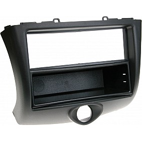 2-DIN Paneel Toyota Yaris met opbergvak 2003-2005 - Kleur: Zwart