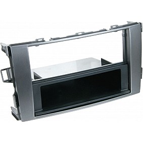 2-DIN Paneel Toyota Auris (E15J/E15UT) 03/2007-10/2012 - Kleur: Antraciet Grijs