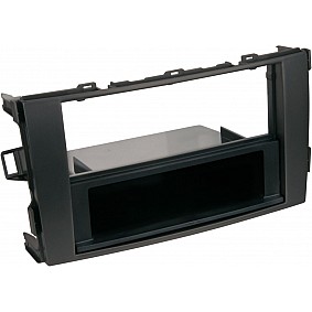 2-DIN Paneel Toyota Auris (E15J/E15UT) 03/2007-10/2012 Kleur: Zwart