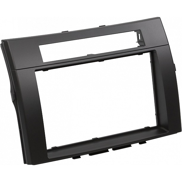 2-DIN Paneel Toyota Corolla Verso 2004-2009 - Kleur: zwart