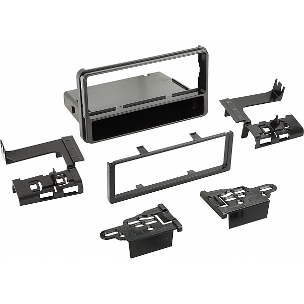 1-DIN Paneel Toyota Hilux 2005->2009 Kleur: zwart (METRA)