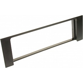 1-DIN Paneel Audi A4 B6 (8E) /Audi A4 B7 (8E) 11/2004 - 02/2009 Kleur: Zwart