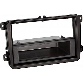 2-DIN Paneel diverse modellen: Seat - Skoda - Volkswagen Kleur: Zwart