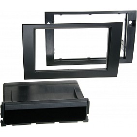 2-DIN Paneel Audi A4 (8E)  - Seat Exeo (3R) Kleur: Zwart