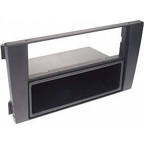2-DIN Paneel Audi A6 C5 (4B Facelift) 04/1997-03/2005 - Kleur: Zwart