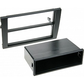 2-DIN Paneel Audi A4 B6 / B7  (8E) - Seat Exeo (3R)  Kleur: Zwart