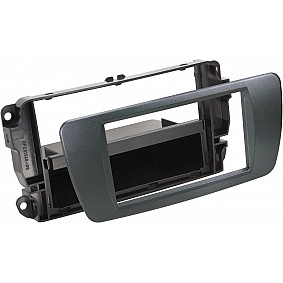 2-DIN Paneel met opbergvak Seat Ibiza ( 6J)  06/2008-06/20157 - Kleur: Azabache Zwart