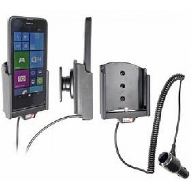 Brodit houder - Nokia Lumia 630 / 635 Actieve houder met 12/24V lader Brodit houder - Nokia Lumia 630 / 635 Actieve houder met 12/24V lader