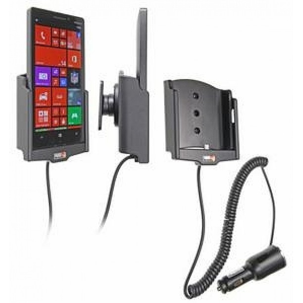 Brodit houder - Nokia Lumia 930 Actieve houder met 12/24V lader. Let op: Uitlopend artikel, Kan niet retour!