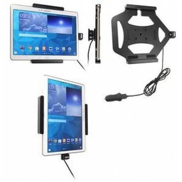 Samsung Galaxy Tab S 10.5 SM-T800 Actieve houder met 12V USB plug Samsung Galaxy Tab S 10.5 SM-T800 Actieve houder met 12V USB plug