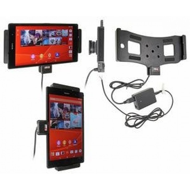 Brodit houder - Sony Xperia Z3 Tablet Compact Actieve houder met vaste voeding Brodit houder - Sony Xperia Z3 Tablet Compact Actieve houder met vaste voeding