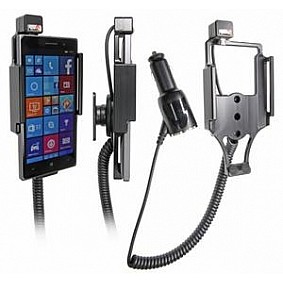 Brodit houder - Nokia Lumia 830 Actieve houder met 12/24V lader. Let op: Uitlopend artikel, Kan niet retour!