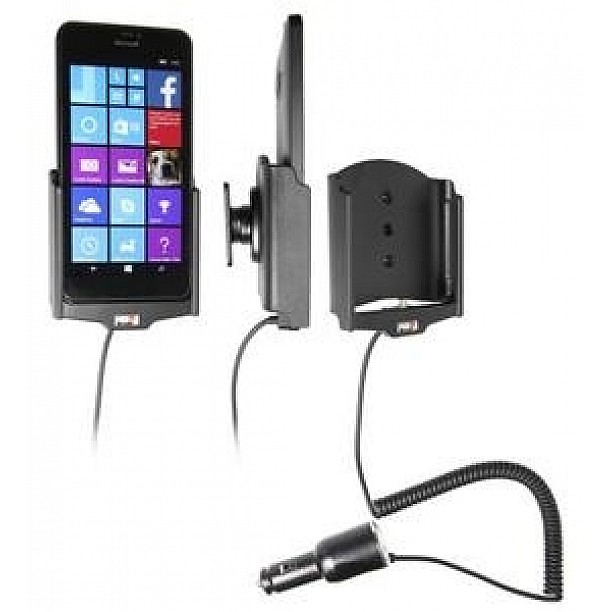 Brodit houder - Nokia Lumia 640 XL Actieve houder met 12/24V lader Brodit houder - Nokia Lumia 640 XL Actieve houder met 12/24V lader