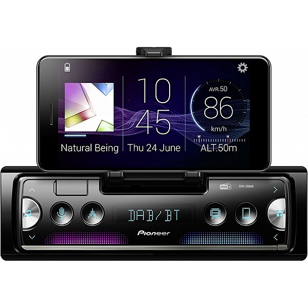 Pioneer SPH-20DAB 1 DIN radio met DAB+, Bluetooth, USB en Spotify