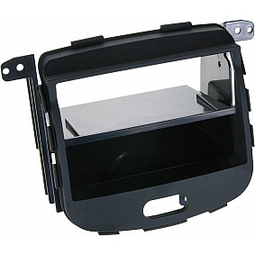 2-DIN Paneel Hyundai i10 2008-2013 - Kleur: Zwart Rubbertouch