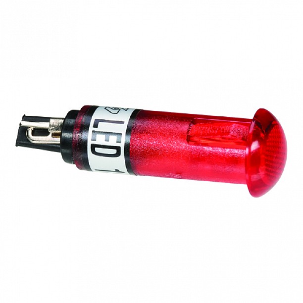 controle lamp klein rood 12v in blister