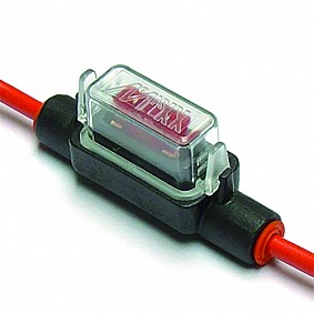 zekeringhouder Lp 2,5 mm rode kabel 135 mm in blister