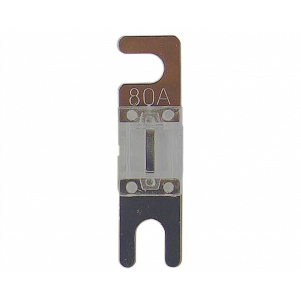 Mini ANL zekering 80 Ampere zilver 4 stuks Mini ANL zekering 80 Ampere zilver 4 stuks