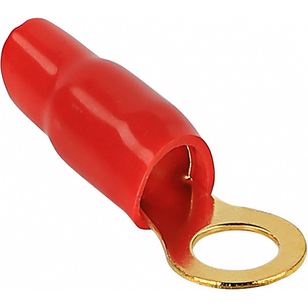 Ring kabelschoen 10 mm² > 6,4 mm 50 Stuks rood