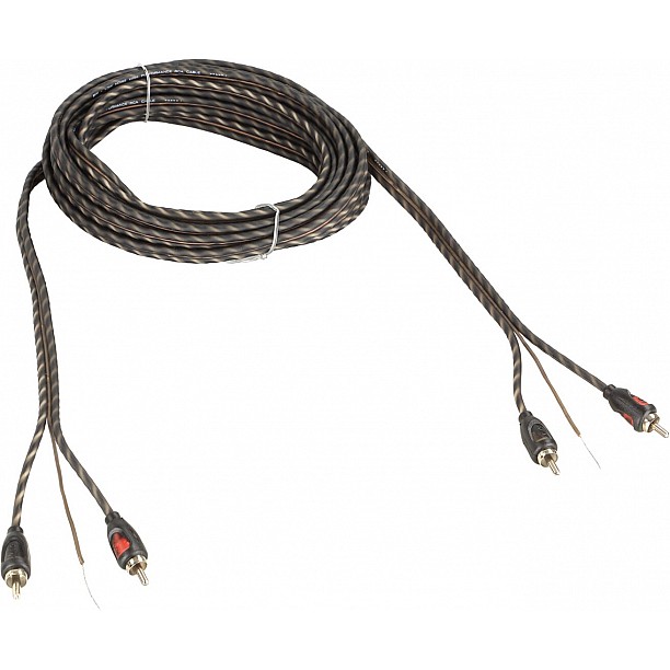 RCA kabel TYRO Economy Line 500cm met remote kabel RCA kabel TYRO Economy Line 500cm met remote kabel
