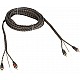 RCA kabel TYRO Economy Line 500cm met remote kabel RCA kabel TYRO Economy Line 500cm met remote kabel