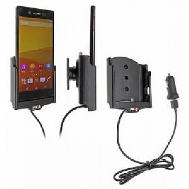 Brodit houder - Sony Xperia Z3+ Actieve houder met 12V USB plug