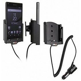 Brodit houder - Sony Xperia Z5 Compact Actieve houder met 12/24V lader