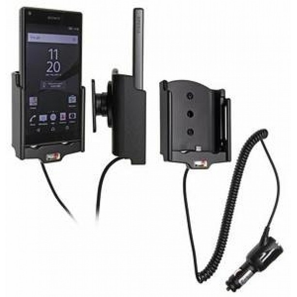 Brodit houder - Sony Xperia Z5 Compact Actieve houder met 12/24V lader