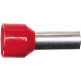 Adereindhuls rood 10.0 mm² (100 stuks)
