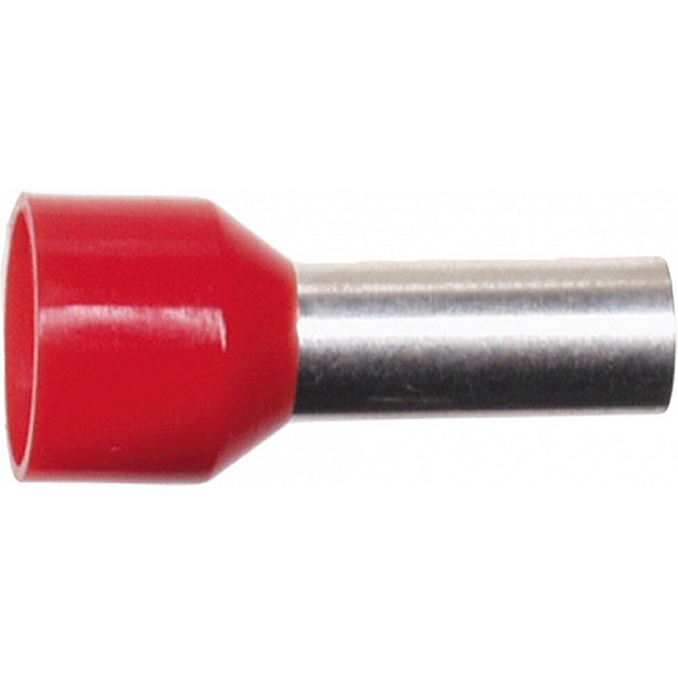 Adereindhuls rood 10.0 mm² (100 stuks) Adereindhuls rood 10.0 mm² (100 stuks)