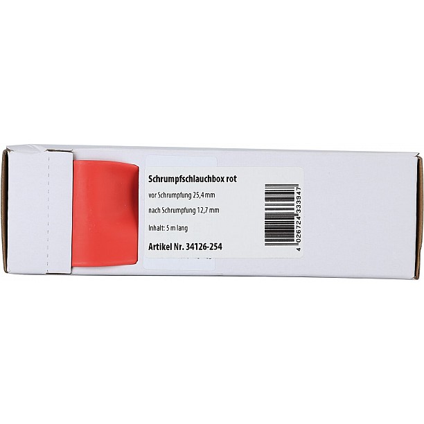 Krimpkous Rood Ø 25.4 mm / Lengte 5 meter